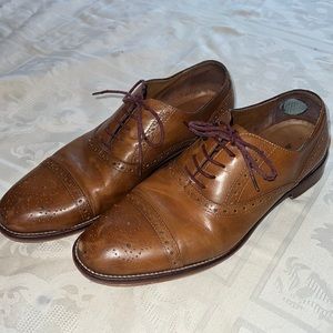 Johnston & Murphy Mens Dress Shoes Brown Size 10.5
